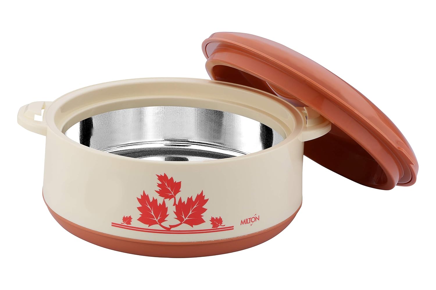 Milton Orchid Jr. Inner Steel Casserole (450 ml, 790 ml, 1260 ml) Gift Set of 3