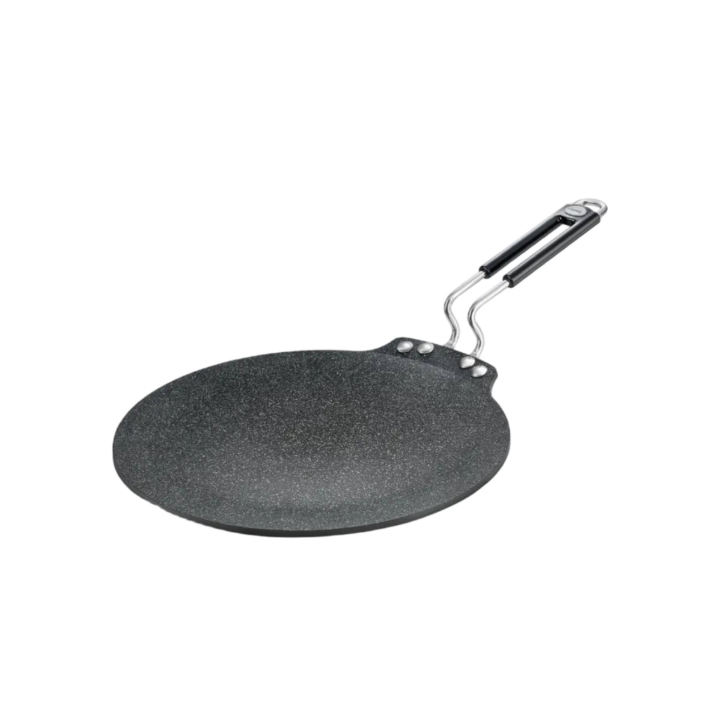 Prestige Durastone Hard Anodised Non-Stick Dosa Tawa 30cm|6 Layers Extra Durable Stone Coating|