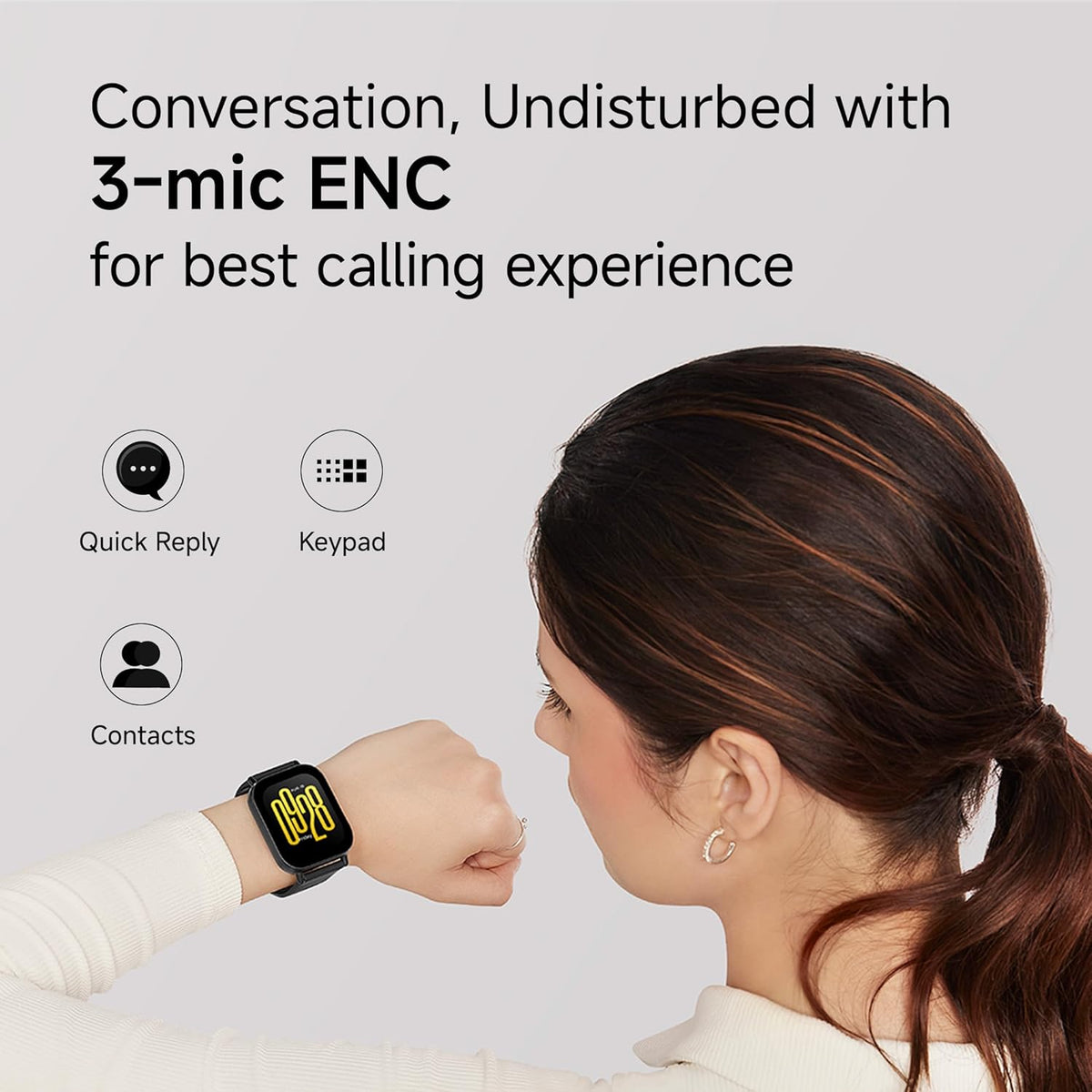 Redmi Watch 5 Active, 2" Display, Metal Body, 18 Day Battery, Bluetooth Calling, Advanced AI Noise Cancellation, Alexa, Midnight Black