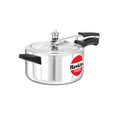 Hawkins Classic 4 Litre Pressure Cooker | Straight Body | Gas Compatible | Ideal for 4–6 persons | ISI Certified | 5 Year Guarantee | Silver (CL40)