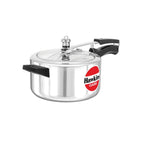 Hawkins Classic 4 Litre Pressure Cooker | Straight Body | Gas Compatible | Ideal for 4–6 persons | ISI Certified | 5 Year Guarantee | Silver (CL40)