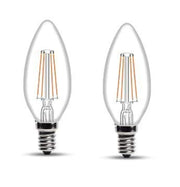 wipro Garnet Base E14 4-Watt LED Bulb (Pack of 2, Yellow)
