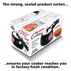 Hawkins 3 Litre Contura Black Pressure Cooker, Hard Anodised Inner Lid Cooker, Handi Cooker, (CB30)