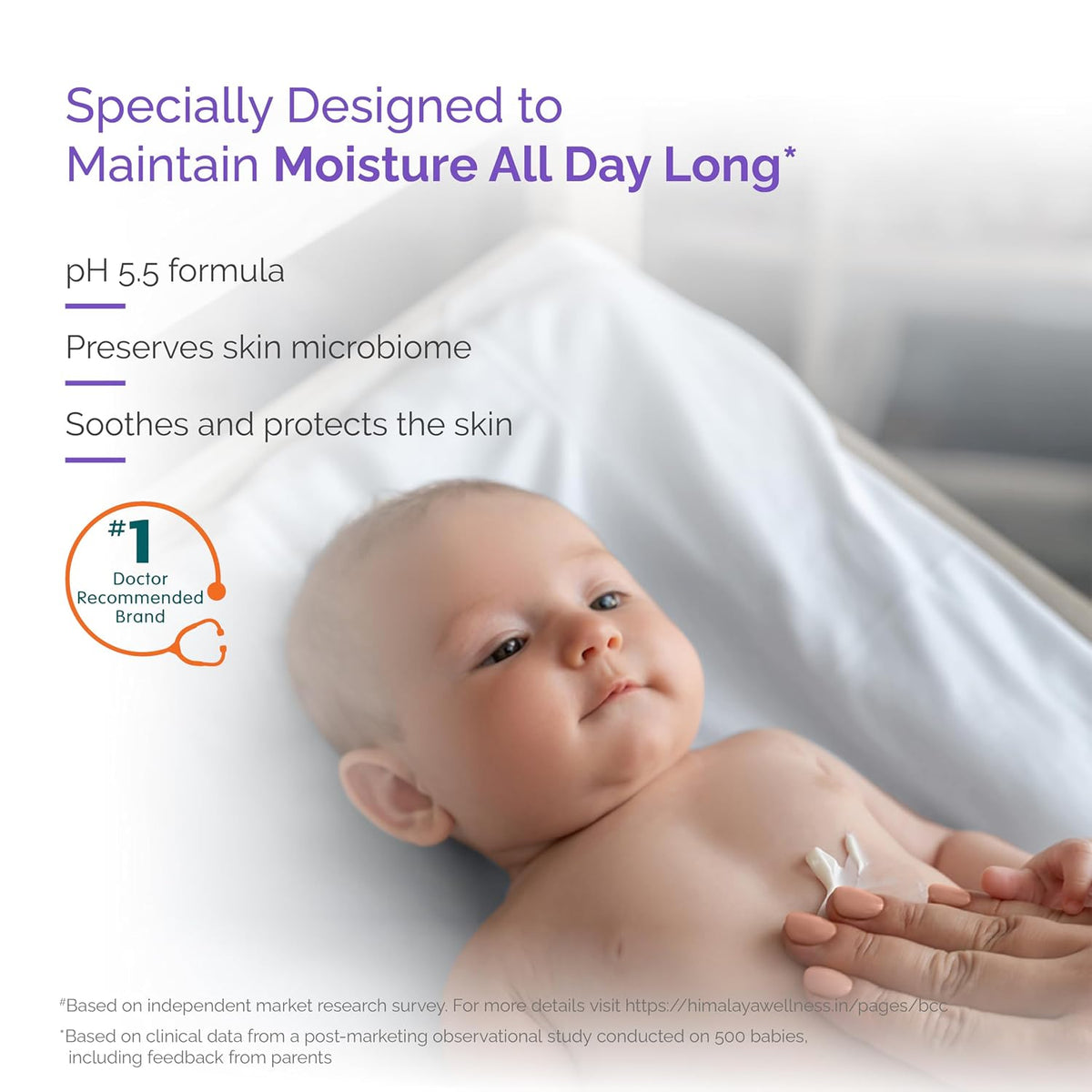 Himalaya Gentle Baby Lotion 200ml with Almond Oil, Olive Oil & Giloy | pH 5.5 | No. 1 Doctor Recommended Baby Lotion* | Hypoallergenic | Nourishing Baby Moisturizer for All Skin Types
