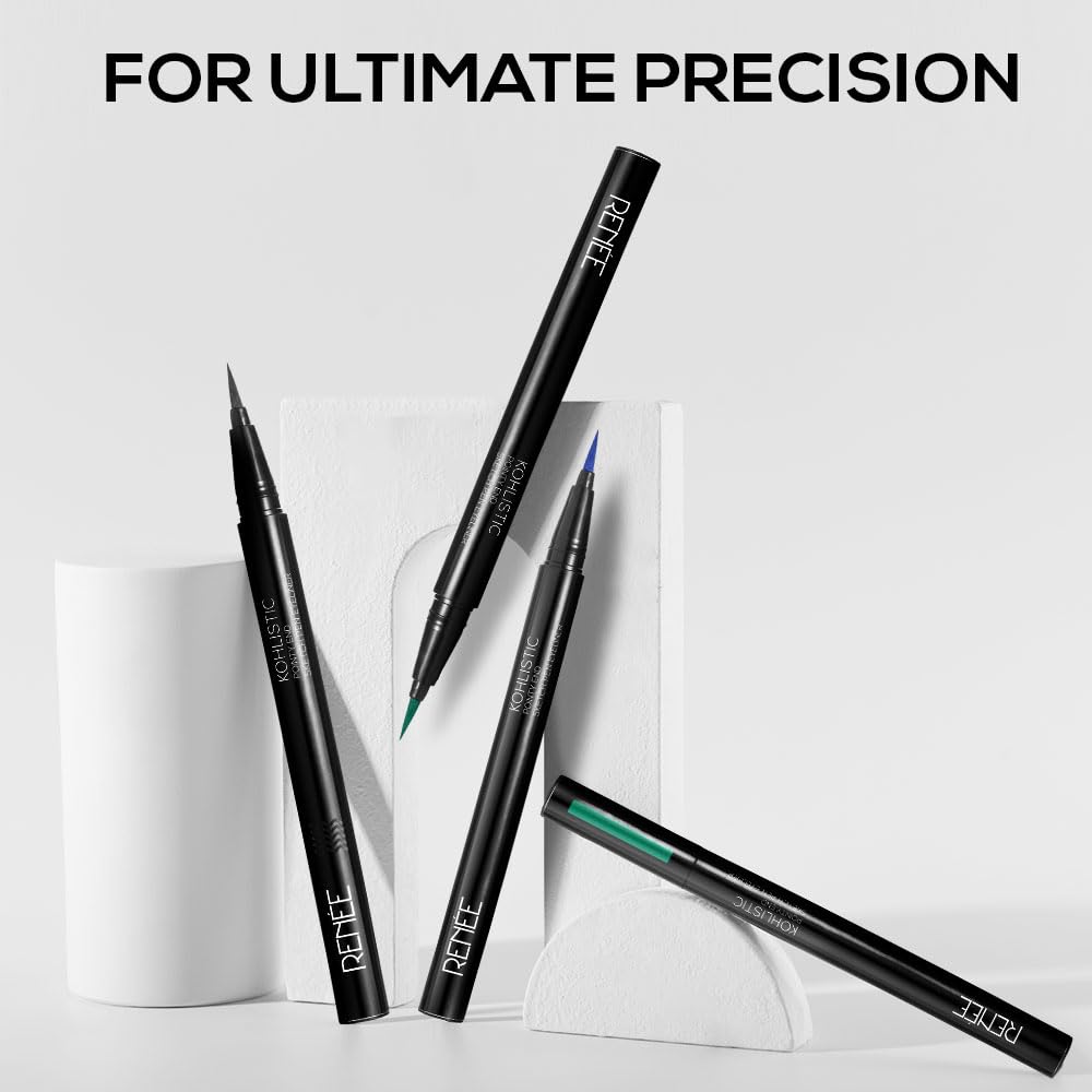 RENEE Pointy End Sketch Pen Smudge Proof Eyeliner - Matte Finish, Light Weight, Water Resistant, Long Stay Highly Pigmented with One Stroke Application...