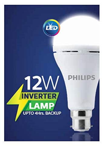 PHILIPS 12W Emergency Bulb | Rechargeable Emergency Bulb for Power Cuts | Backup : 4hrs, Cool Day Light,Pack of 3 | b22d | LED