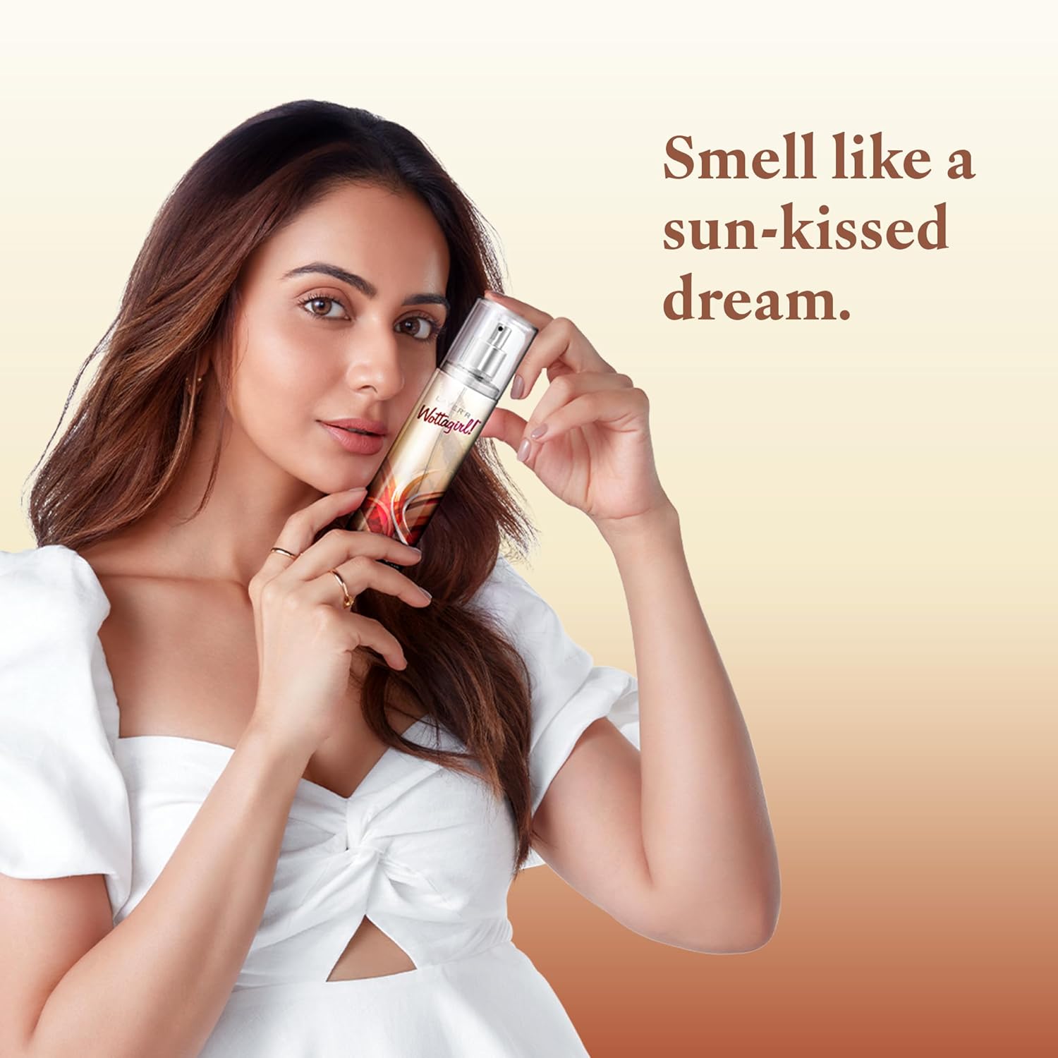 Layer'r Wottagirl Vanilla Twist Body Splash for Women 135ml | Long-lasting body splash with creamy coconut, lily & vanilla notes. Ideal for everyday freshness and daily wear.