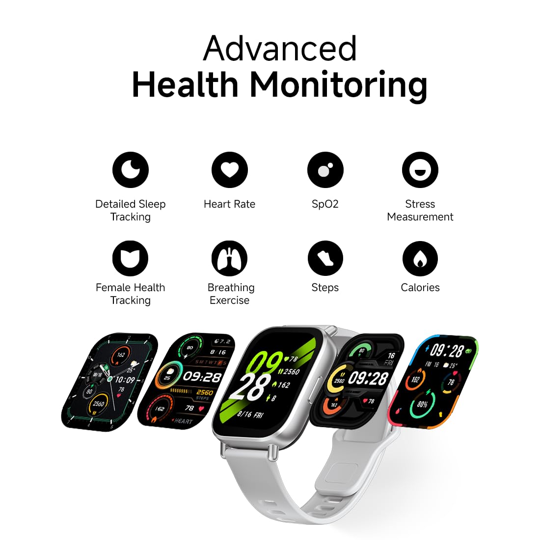 Redmi Watch 5 Active, 2" Display, Metal Body, 18 Day Battery, Bluetooth Calling, Advanced AI Noise Cancellation, Alexa, Midnight Black