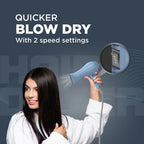 Havells 1000W Foldable Hair Dryer | 2 Heat Settings (Hot/Warm)  | HD1835