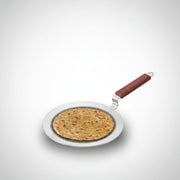 Hawkins 24 cm Paratha Tava, Triply Stainless Steel Shielded Nonstick Tawa with Rosewood Handle, Honeycomb Non Stick Induction Tawa, Silver (NSPT24)