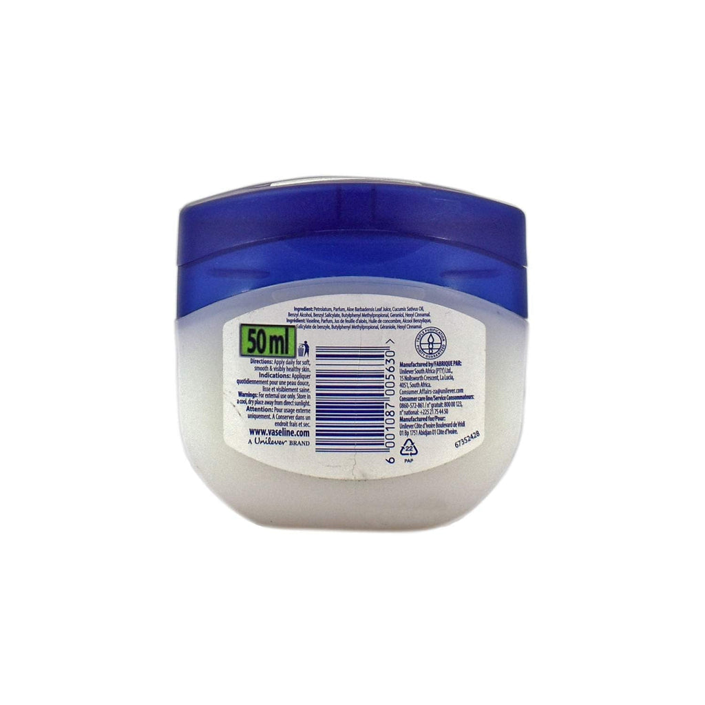 Vaseline 100% Pure Petroleum Jelly (Aloe Vera, 50ml)