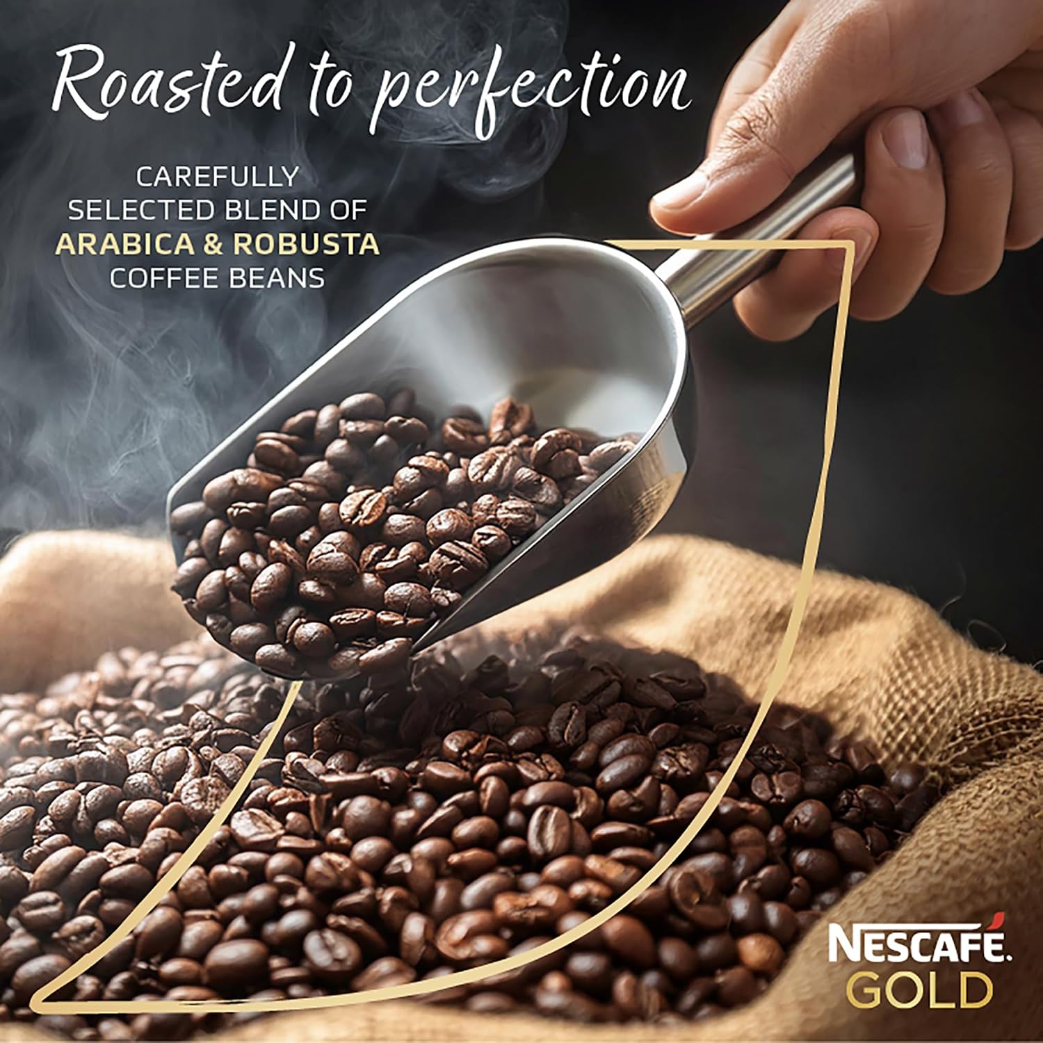 NESCAFE Gold Instant Coffee Powder 50g, Jar (Pack of 2)