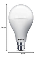 Wipro Garnet A60 Base B22D 20-Watt LED Bulb (White, Pack of 1)