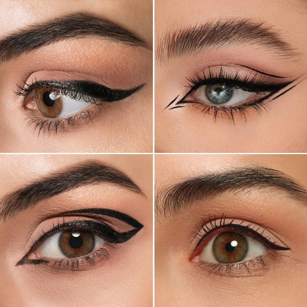 RENEE Pointy End Sketch Pen Smudge Proof Eyeliner - Matte Finish, Light Weight, Water Resistant, Long Stay Highly Pigmented with One Stroke Application...