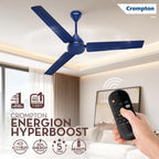 Crompton Energion Hyperboost 1200mm BLDC Ceiling Fan | Point Anywhere Remote Control | BEE 5 Star Rated Energy Efficient | Superior Air Delivery | 2 Year...