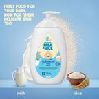 Johnson's Baby Milk and Rice Baby Lotion 500 ml| All Skin Types Including Sensitive Skin | With Milk Protein