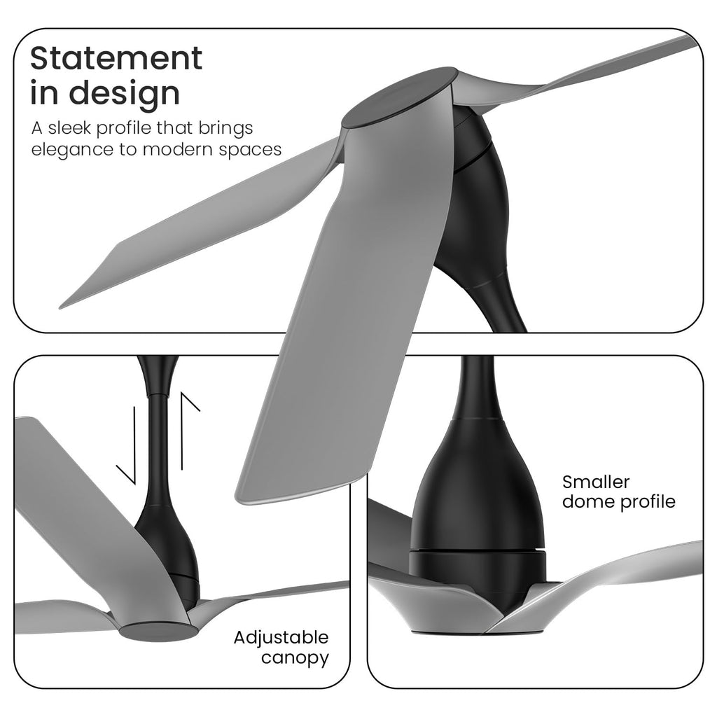 Orient Electric Aerosilent | India’s Most Silent Fan | Less than 50dB| 1200mm BLDC Ceiling Fan with Remote | BEE 5-Star Energy-Efficient Fan | Red Dot...
