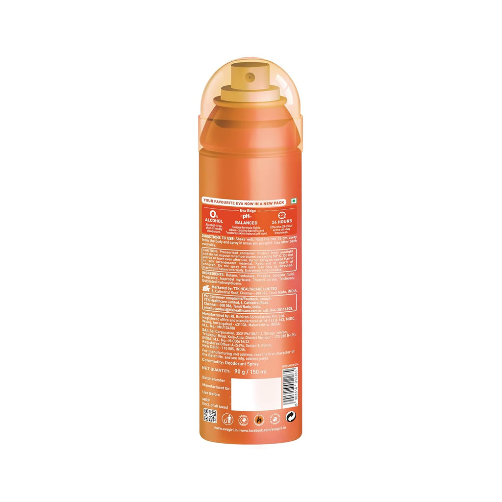 Eva Womens Deodorant Spray Sweet, 150 Ml