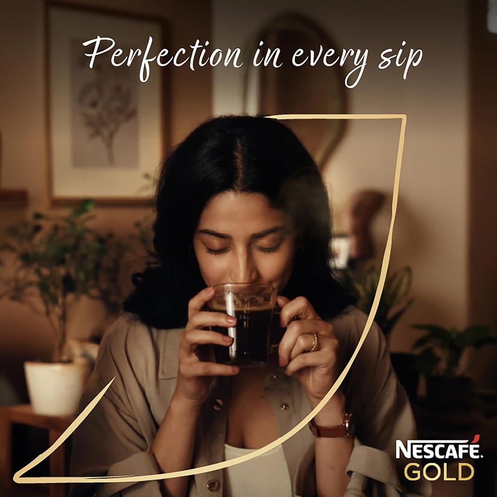 NESCAFE Gold Instant Coffee Powder 50g, Jar (Pack of 2)