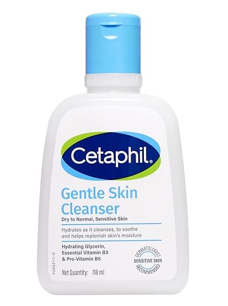 Cetaphil Gentle Skin Cleanser 118 ml and DAM 100g Combo