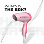 Havells 1200W Powerful Hair Dryer|Overheat Protection|2 Heat Settings (Hot/Warm)|Hd1903-1200 Watts