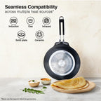 Prestige Durastone Hard Anodised Non-Stick Dosa Tawa 30cm|6 Layers Extra Durable Stone Coating|