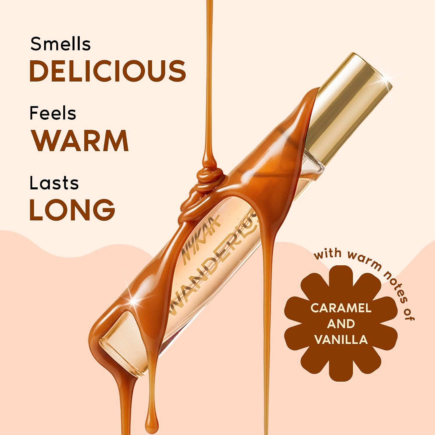 Nykaa Wanderlust Belgian Caramel Toffee Eau De Parfum I Travel size, mini Perfume for Women – 16 ml I Caramel & Vanilla Perfume | Long–Lasting,...