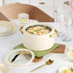 CELLO Velvetto Deluxe 1500 Insulated Casserole Hot Box for Kitchen 1500 ml, Cream |