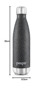 Stainless Steel Water Bottle Electro Black 500ml