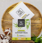 PEESAFE 100% Organic Cotton Biodegradable Sanitary Pads, Regular|Anti-Bacterial|Superb Absorbency|Long Lasting Protection|Skin Friendly|Comfortable &...