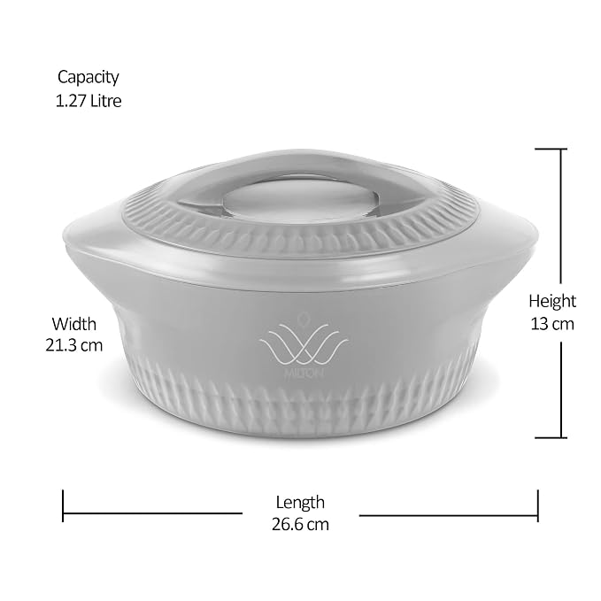 MILTON Royal 1500 Insulated Inner Stainless Steel Casserole, 1.27 litres, Brown |