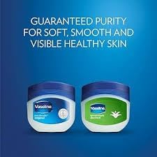 Vaseline 100% Pure Petroleum Jelly (Aloe Vera, 50ml)
