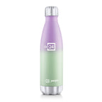 Stainless Steel Water Bottle Electro Green-Purple Ombre 500ml