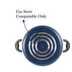 Vinod Zest Aluminium Non Stick Saucepot with Glass Lid - 2.2 Litre, 18 cm | 3 mm Extra Thick | Swiss Quality | 3 Layer Coating | Metal Spoon Friendly - 1 Year Warranty