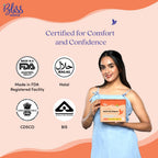 BLISSNATURAL Maternity Diapers for Women Pack of 10 | Waist Size 24"- 40" (S-M) | Pull-Up Pants With Extreme Comfort | Easy to Wear and Remove Diaper |