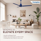 Crompton Energion Hyperboost 1200mm BLDC Ceiling Fan | Point Anywhere Remote Control | BEE 5 Star Rated Energy Efficient | Superior Air Delivery | 2 Year...