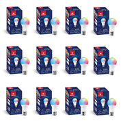 Havells Glamax 9W B22 WiFi LED Smart Bulb with Music Sync Function, Compatible with Amazon Alexa and Google Assistant (16M Colours) (Pack of 12)
