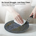 Prestige Durastone Hard Anodised Non-Stick Dosa Tawa 30cm|6 Layers Extra Durable Stone Coating|