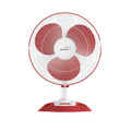 V-Guard Esfera Table Fan | 3 Speed Settings | 1350 RPM Powerful Motor | Corrosion Resistant Powder-Coated Metal Guards | White Red | 40cm (400mm)