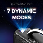 boAt Stone Lumos 60W Bluetooth Speaker w/ 7 LED Projection Modes, Hearables App Support, Dual EQs, Up to 9hrs of Playtime, TWS Feature, Built-in Mic, BT v5...