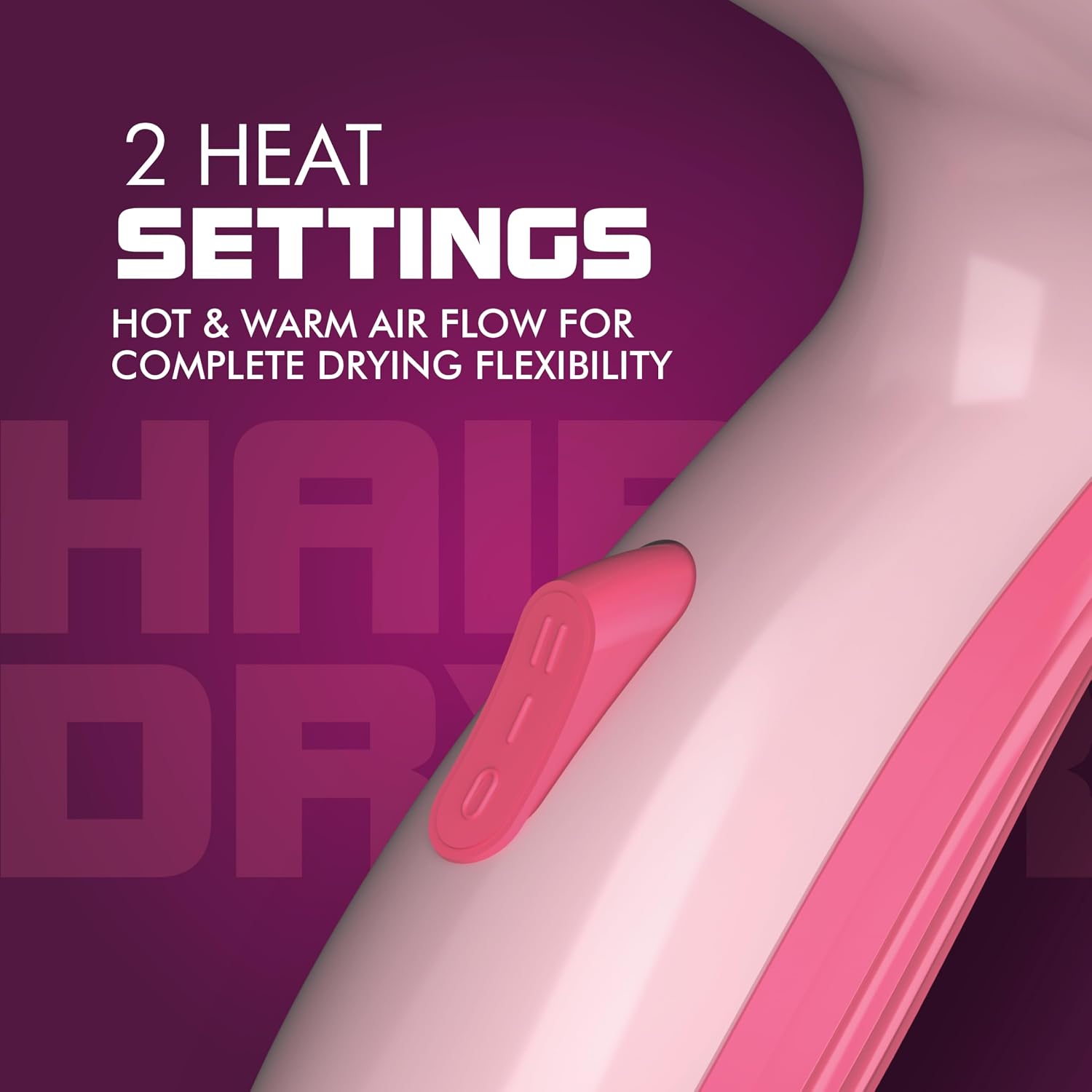 Havells 1200W Powerful Hair Dryer|Overheat Protection|2 Heat Settings (Hot/Warm)|Hd1903-1200 Watts