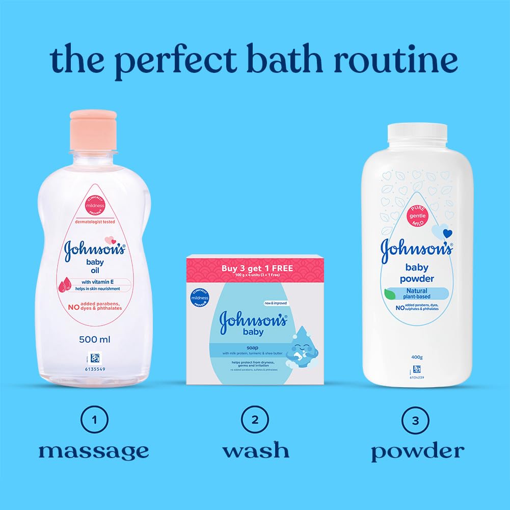 Johnson's Baby Soap 100g (Buy 3 Get 1 Free)