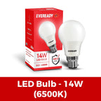Eveready 14W b22d LED Cool Day Light Bulb, Pack of 2