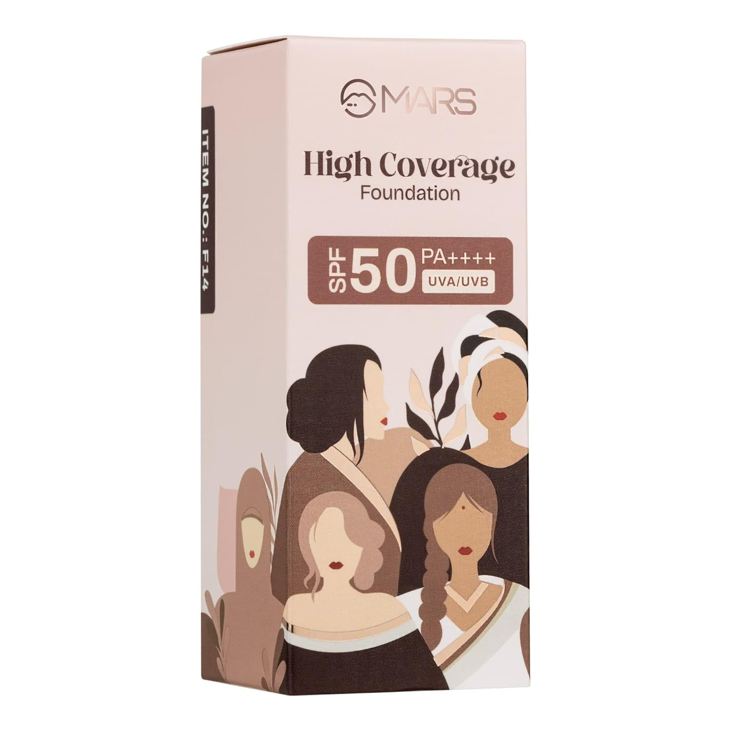 MARS SPF50 PA++++ High Coverage Foundation | Blemish Free & Blendable Makeup
