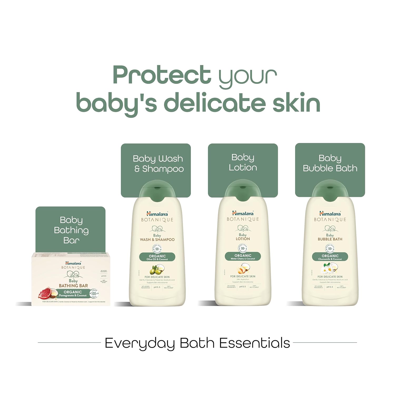 Himalaya Botanique Baby Wash & Shampoo 100 ml