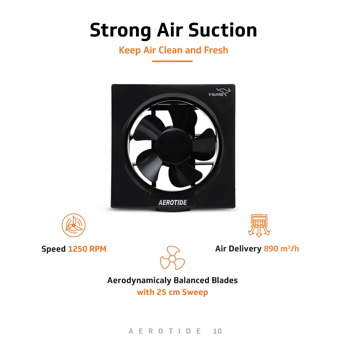 V-Guard Aerotide 10 (Black)