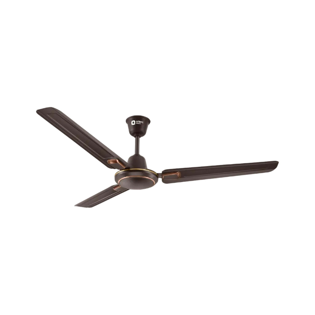 Orient Electric’s 1200 mm Pacific Air Déco| Decorative ceiling fan | Powerful airflow| BEE 1 Star Rated | 2-year warranty | Smoke Brown, pack of 1
