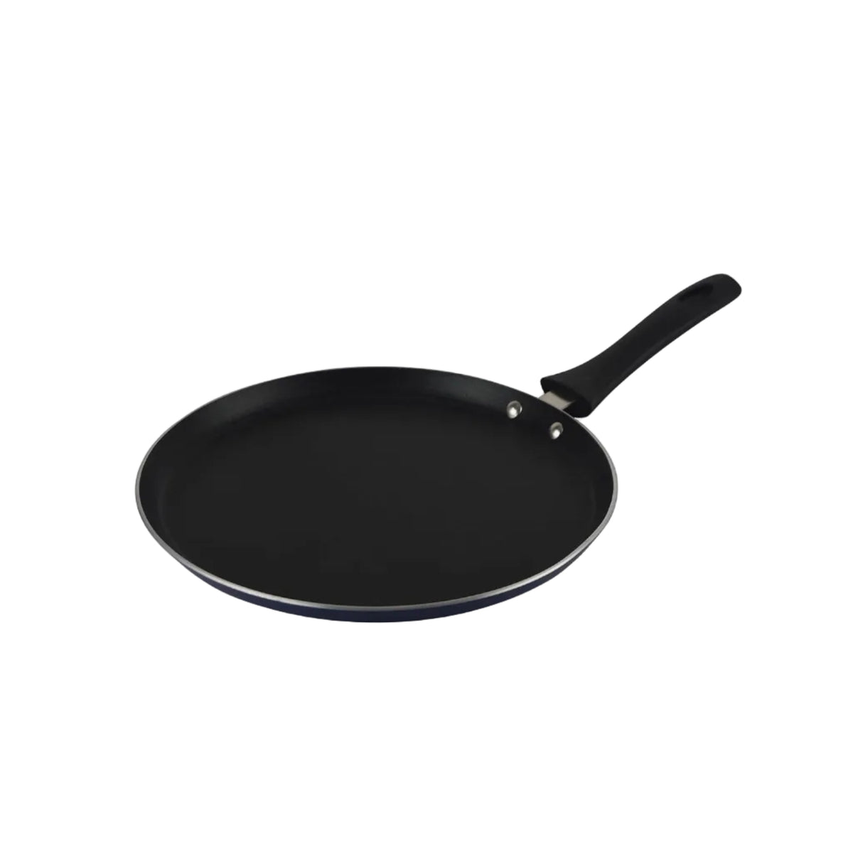 CELLO Platina Aluminium Non-Stick Induction Base Dosa Tawa 28CM with Bakelite Handle, Blue |