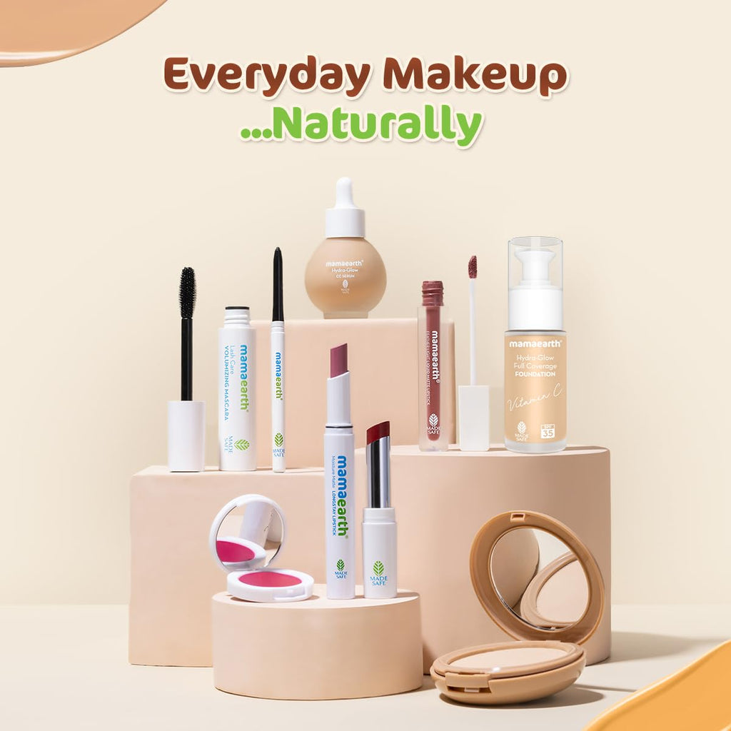 Mamaearth Hydra-Glow Full Coverage Dewy Finish Liquid Foundation With Vitamin C & Turmeric- 30 Ml