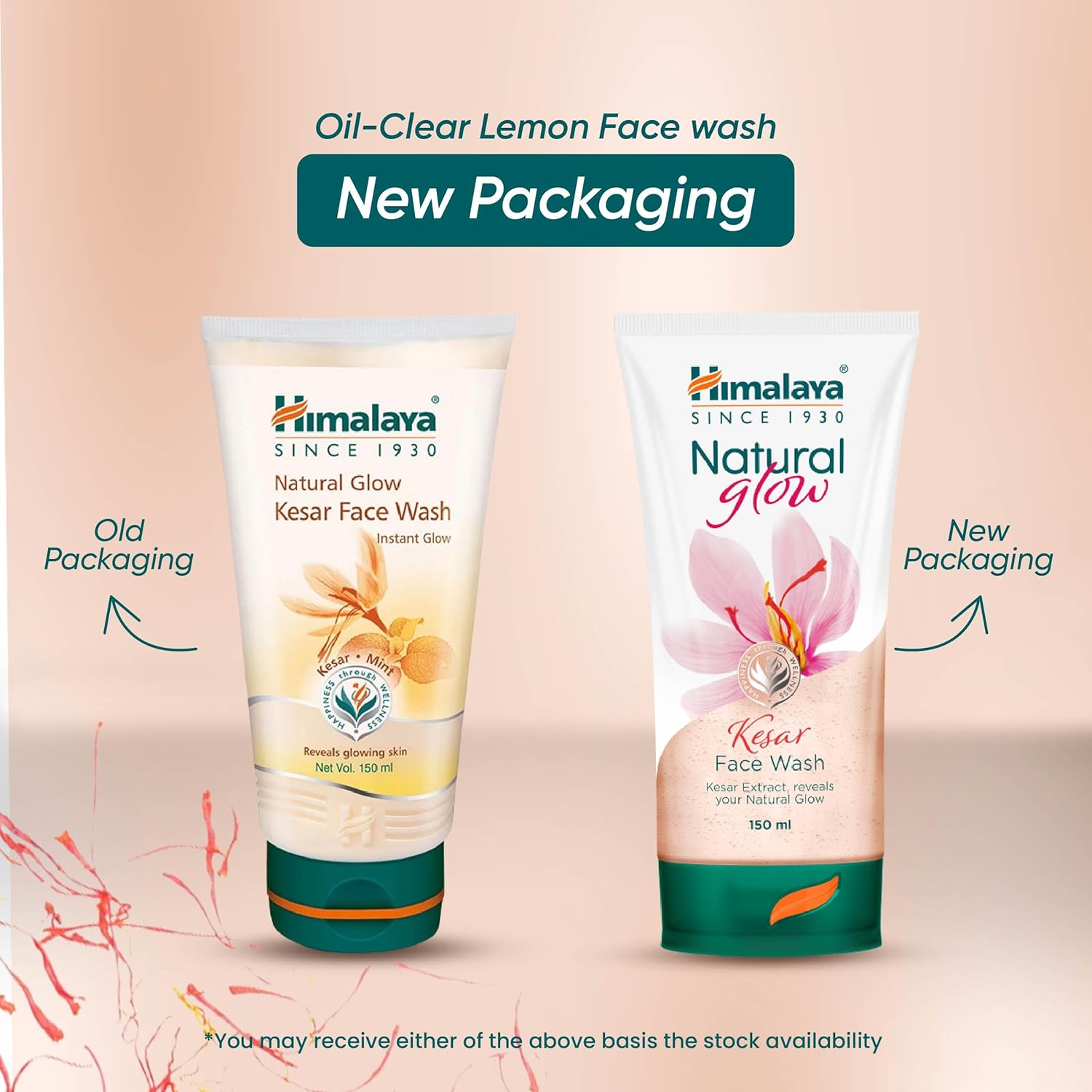 Himalaya Natural Glow Kesar Face Wash,150ml